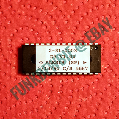 Alesis SR-16 OS v1.04 EPROM Firmware Upgrade KIT /Brand New ROM Update Chip SR16