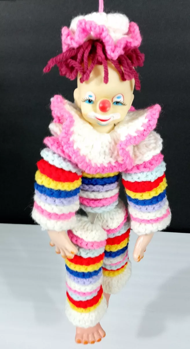 Crochet sale clown doll