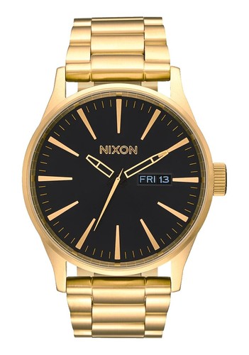 NIXON A468502 GOLD DIAL GOLD STAINLESS STEEL BRACELET MENS  display picture 1