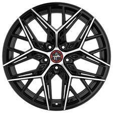 20 Zoll Keskin KT25 Alufelgen Black Front Polish für Audi A3 A4 Q2 Q3 Q4 S3 TT R