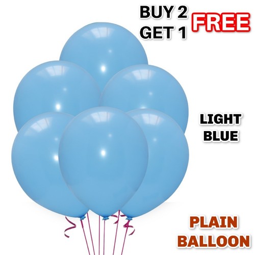 30 X Latex PLAIN BALOON BALLOONS helium Birthday Quality Wedding Balons Balloon - Picture 18 of 81
