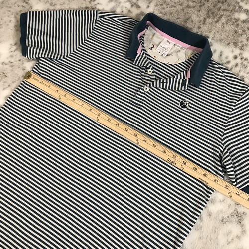 Polo Puma Arnold Palmer Para Hombres Mediano Estampado Completo Golf Té Helado Rosa De Colección - Imagen 5 de 10