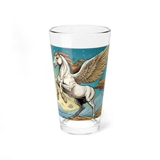 Pegasus Pint Glass, 16oz