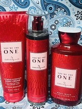 Bath  Body Works You're The One Body Wash, Cream  Fragrance Mist Gift Set