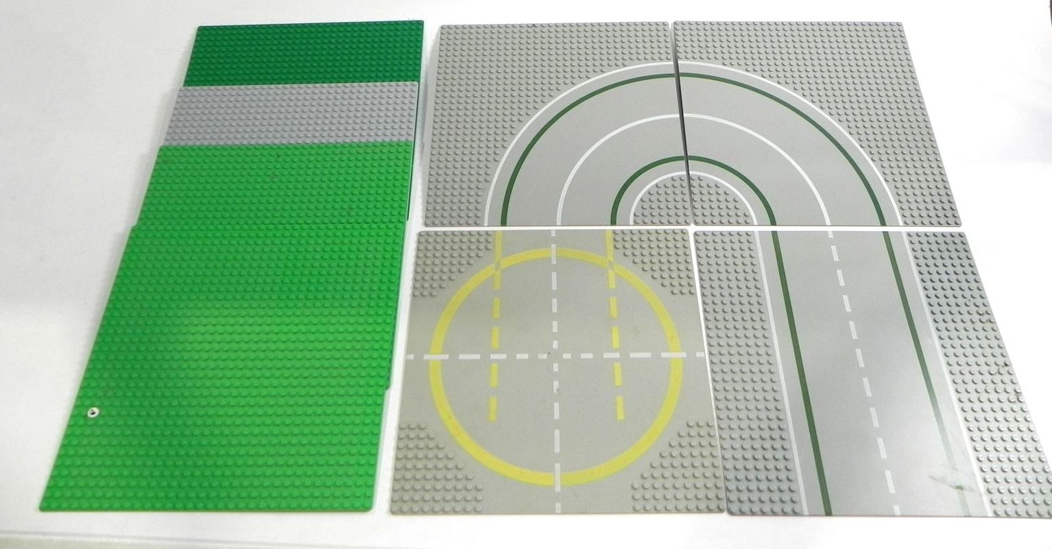 63 Bulk LEGO Base Plates Boards Various Sizes 3D and Flat eBay