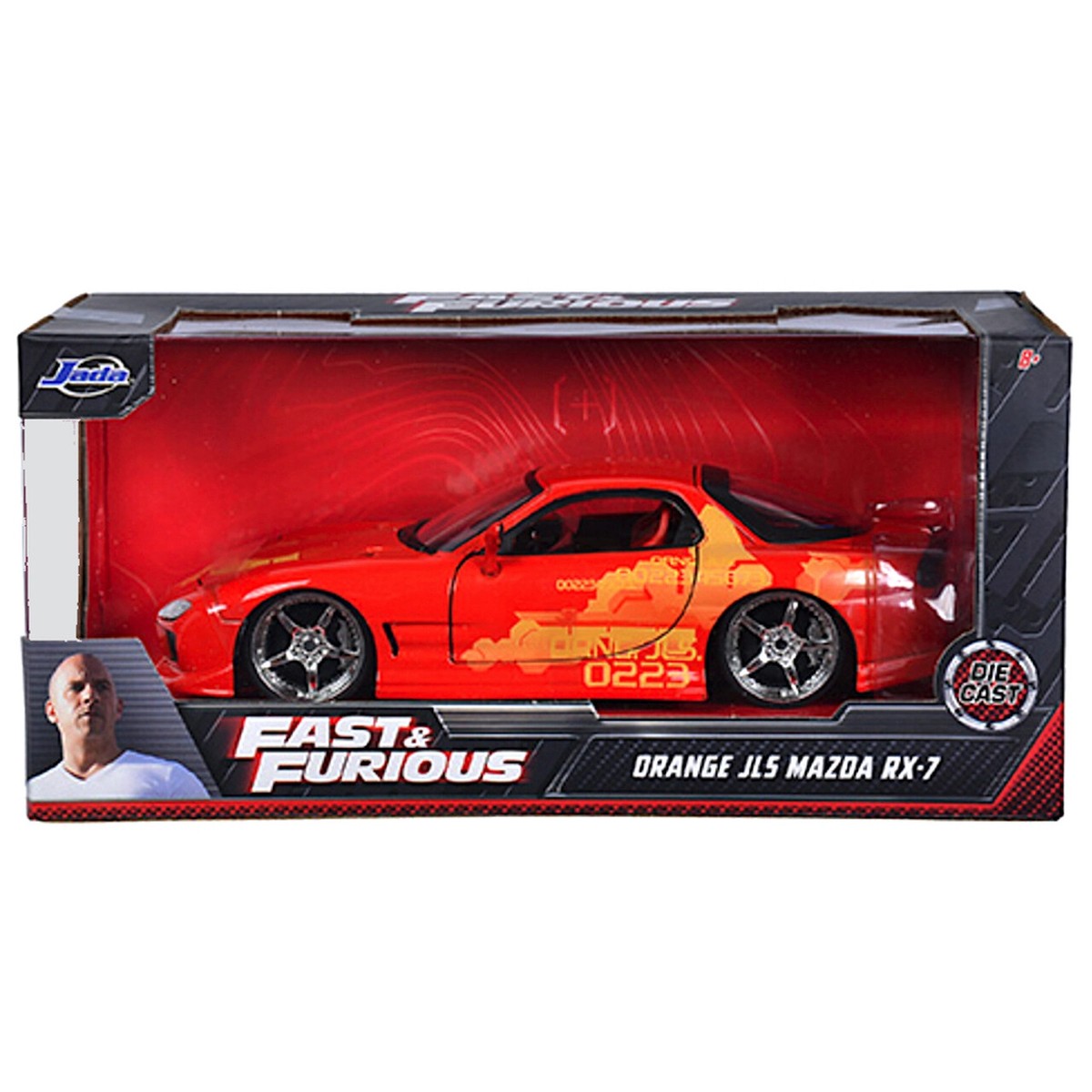 Fast And Furious Julius Mazda RX-7 JADA Diecast Toy Car 5 Fast And Furious Julius Mazda RX-7 JADA Diecast Toy Car 5