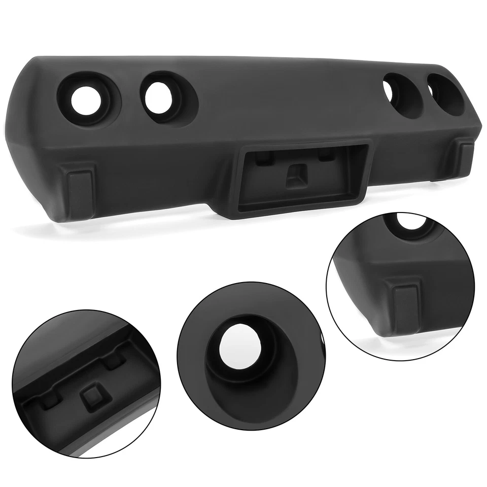 Parachoques trasero negro de fibra de vidrio para Chevrolet Corvette C3 Primer 1975-1979 Foto 4 de 4