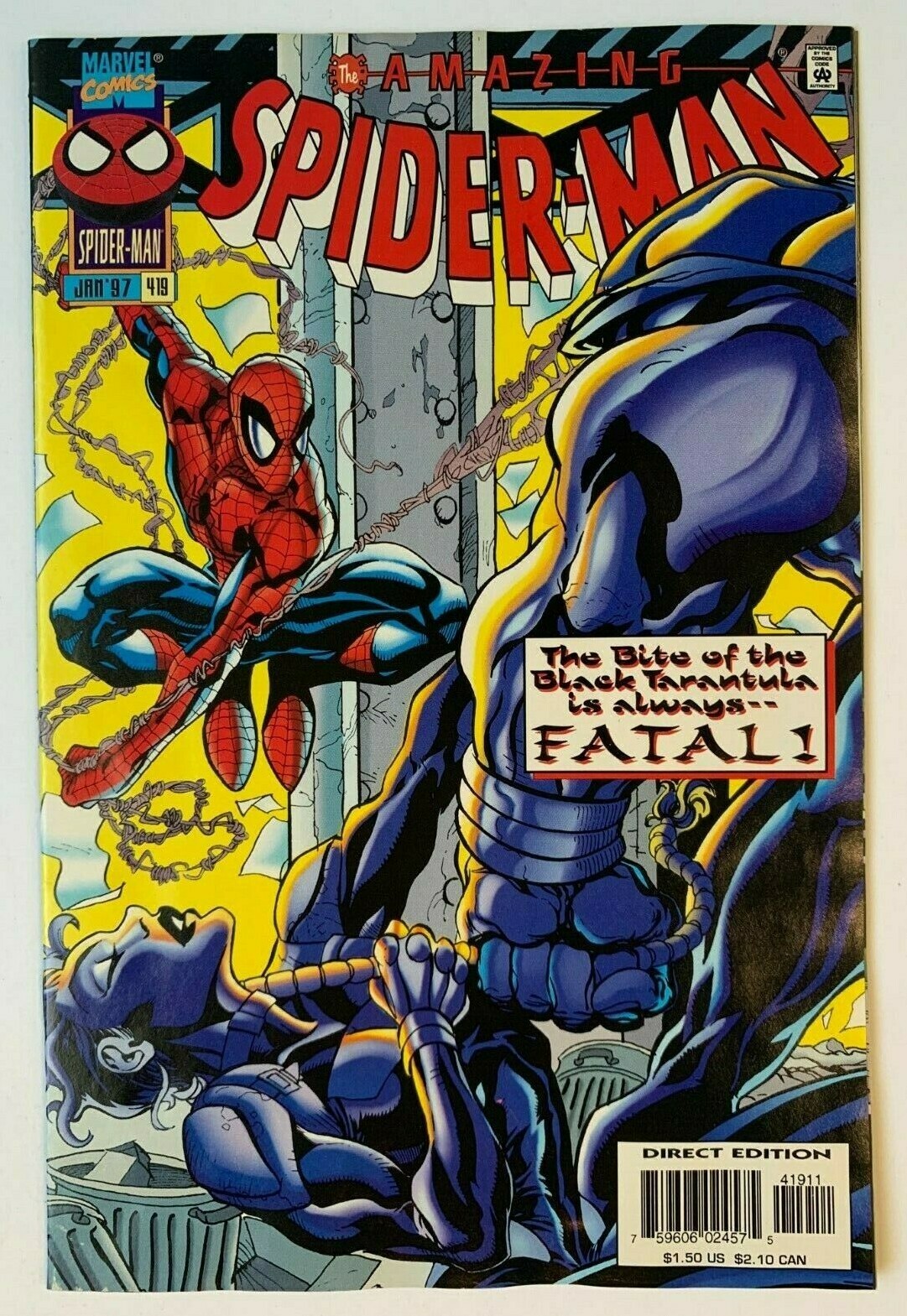 海外ソフト the AMAZING SPIDER-MAN 取説付き Amazing Spider-Man #419 Value - GoCollect