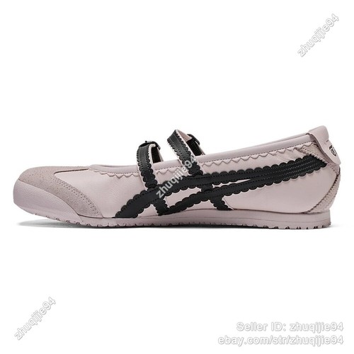 Patou X Onitsuka Tiger Mexico 66 Tgrs Mary Jane Flats Black/cream 1182a678-001 - Picture 36 of 48