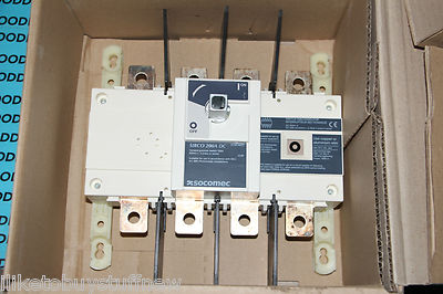 Socomec 210666 Sirco DC 4X200A F Disconnect Switch 200A DC 27DC4021A21066 New