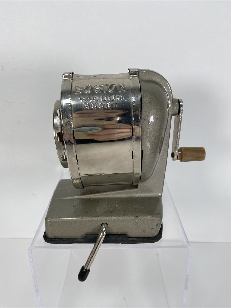 VINTAGE BOSTON VACUUM MOUNT PENCIL SHARPENER | eBay VINTAGE BOSTON VACUUM MOUNT PENCIL SHARPENER | eBay