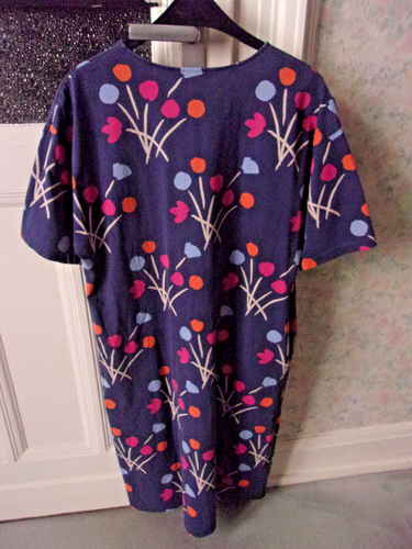 KAFTAN KLEID v. MARIMEKKO for UNIQLO - S/M - Baumwolle Jersey - relaxter Schnitt - Bild 11 von 13
