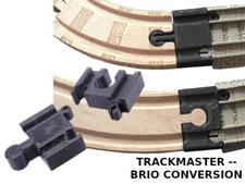 3D Adapter for TrackMaster to Wood Train Track Thomas Ikea Brio Male Female