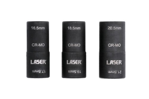 Double Ended Wheel Nut Socket Set 3pc 16.5MM 17.5MM 18.5MM 19.5MM 20.5MM 21.5MM - Picture 13 of 14