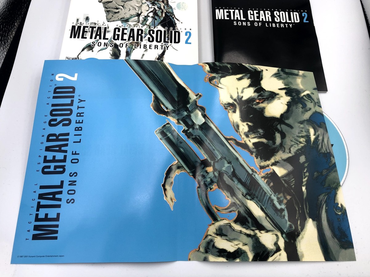 Metal Gear Solid 2 Konami Palace Selection Japan PlayStation 2 with  slipcase