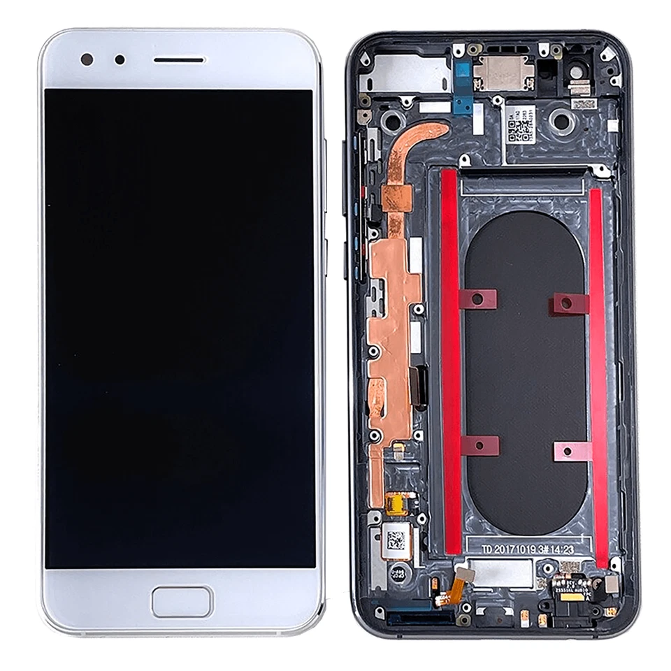 For ASUS ZenFone 4 Pro ZS551KL LCD Display Touch Screen Digitizer W/Frame Black - Image 2 of 2