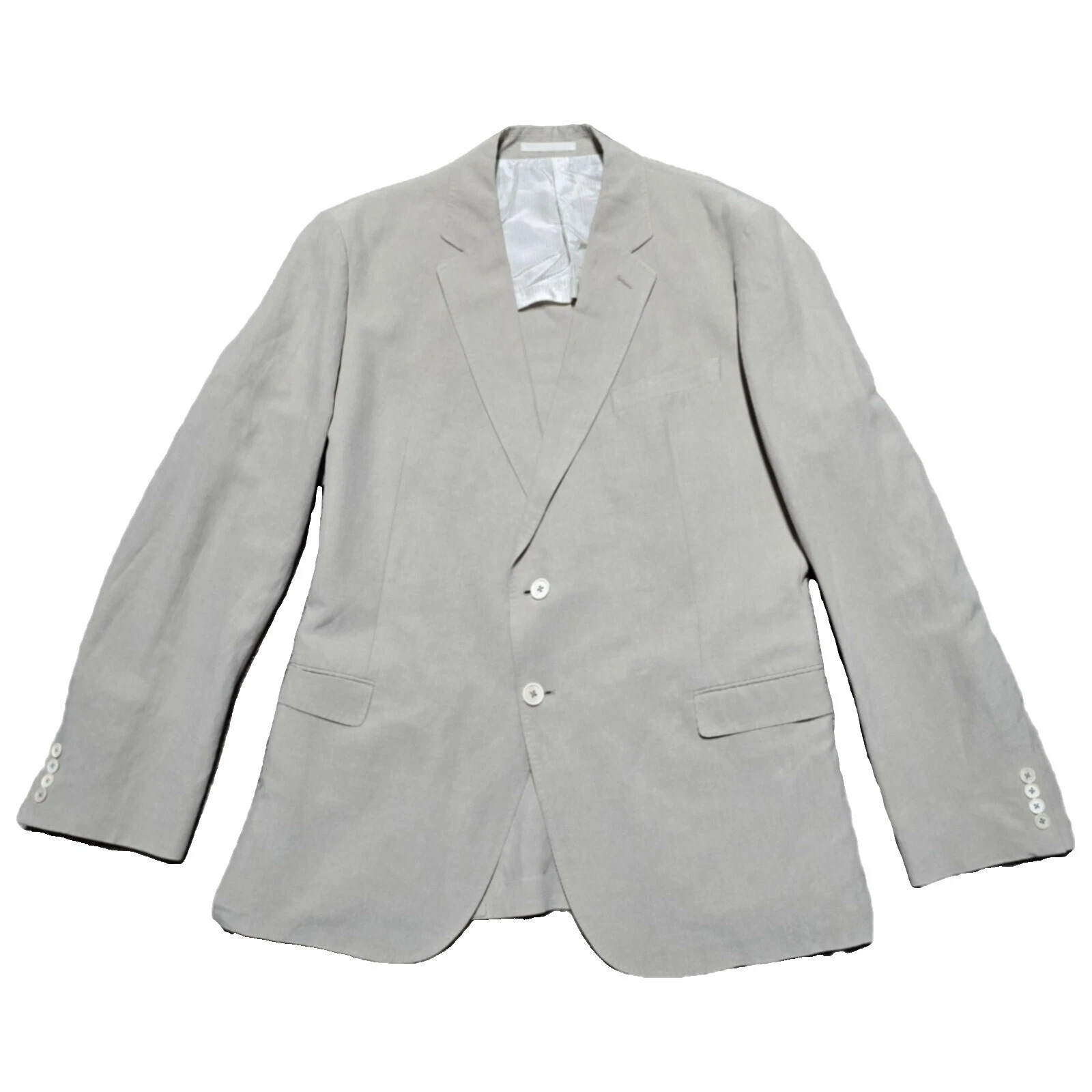 Chaquetas de Traje de lino Giorgio Armani para hombres