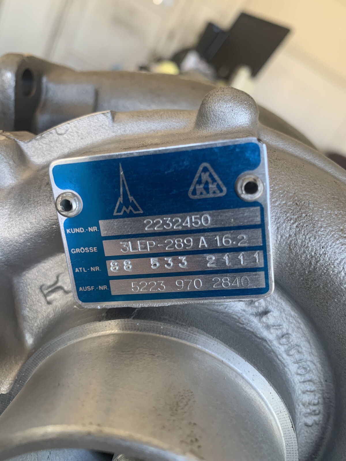 Deutz Turbocharger - 2232450 - 913 Models | eBay