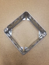 Like RACO 203, Electrical Box Extension Ring, 4" Square, Drawn, 1-1/2" Deep, UL