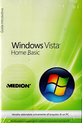 MS Windows VISTA Home Premium - 64 BIT - SP1 - Italienisch - f. Medion  PC -