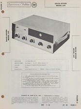 SAMS PHOTOFACT SERVICE MANUAL 391-8 DAVID BOGEN MODEL L60