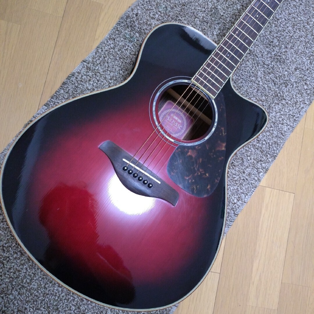 ギター YAMAHA FJX730SC Electric Acoustic Guitar Yamaha FJX730SC Red Burst Good