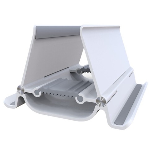 Support vertical pour ordinateur portable 3 en 1 design fente réglable adapté pour espace bureau - Photo 3/10