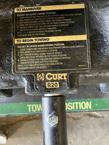 Fifth Wheel Trailer Hitch-Q20 Fifth Wheel Hitch Curt Manufacturing 16677 - Picture 5 of 7