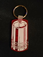 SET OF 10 Vintage Snap On Tools Socket Red Plastic Keychain Key Ring NEVER USED