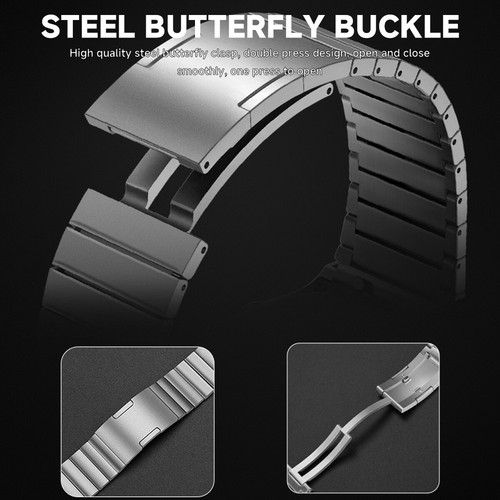 For Samsung Galaxy Watch Ultra 47mm Titanium Alloy Band Metal Accessories Strap - 第 2/13 張圖片