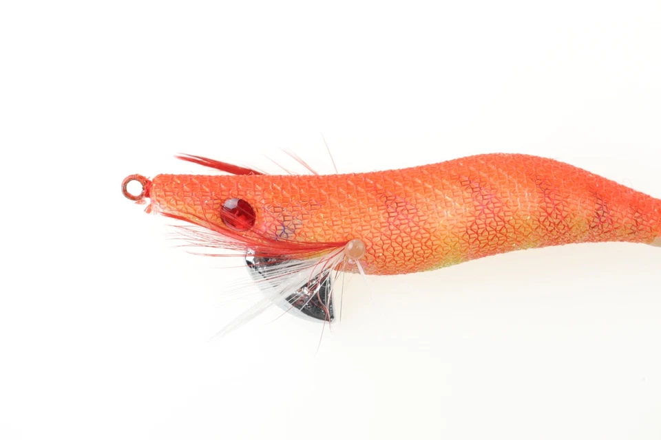 TRABUCCO Totanara Squid Jig - 2.5 - 80 mm - 11 gr SINK RATE Cloth Body BRO AZ158 - Bild 4 von 4