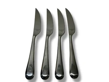 Lenox BARNABY CANTERA Stainless 18/10 Flatware Set Of 4 Steak Knives 9 1/4"