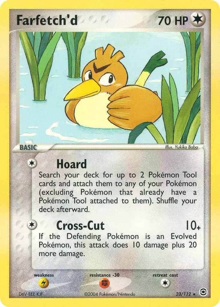 Farfetch'd 23/112 - EX Fire Red Leaf Green - Rare Pokemon Card - NM Non Holo