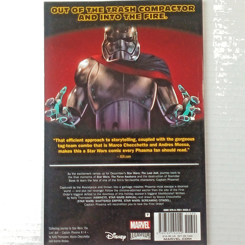 Star Wars Captain Phasma Journey to Star Wars The Last Jedi Graphic Novel TPB - Picture 2 of 4