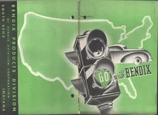 1939 BENDIX AUTOMOBILE PARTS vintage car parts catalog SOUTH BEND, INDIANA