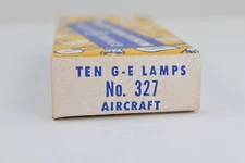 GENERAL ELECTRIC GE 327 LAMP BULB 28V 0.04A - BOX OF 10 LAMPS  NOS New old stock