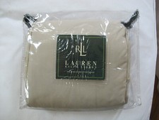 Ralph Lauren Tan/Beige King Size Duvet Cover .NIP. 100 Cotton.