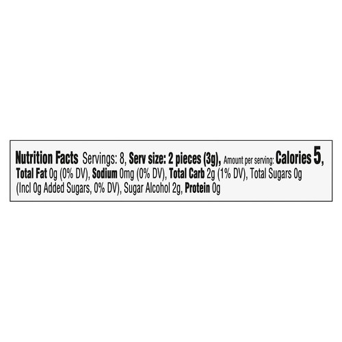 Trident White Wintergreen Sugar Free Gum, 9 Packs of 16 Pieces (144 Total - Picture 7 of 12