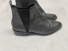 Vera Gomma Stelle Monelle Gray Leather Ankle Boots Size 39 Made in Italy