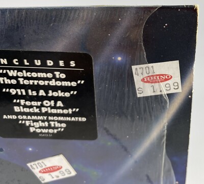 PUBLIC ENEMY FEARS BLACK PLANET 1990 LP VG+ Vinyl Record Def Jam