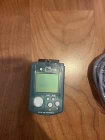 SEGA Dreamcast HELLO KITTY Blue HKT-3000 Console Set Tested Great Condition.