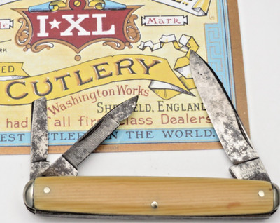 Vintage IXL George Wostenholm Sheffield Three-Blade Senator Whittler Knife