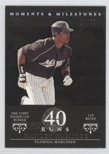 2007 Topps Moments & Milestones Black 18/29 Hanley Ramirez #71 0n8