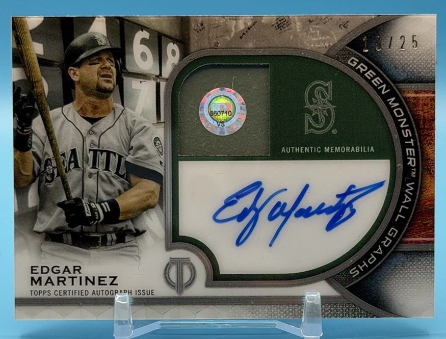 Edgar Martinez Baseball Serial Numbered Sports Trading Cards