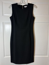 Calvin Klein Women’s Black Sheath Sleeveless Dress Size 10