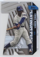 2021 Topps Platinum Players Die-Cuts Ernie Banks #PDC-24 HOF 0a6