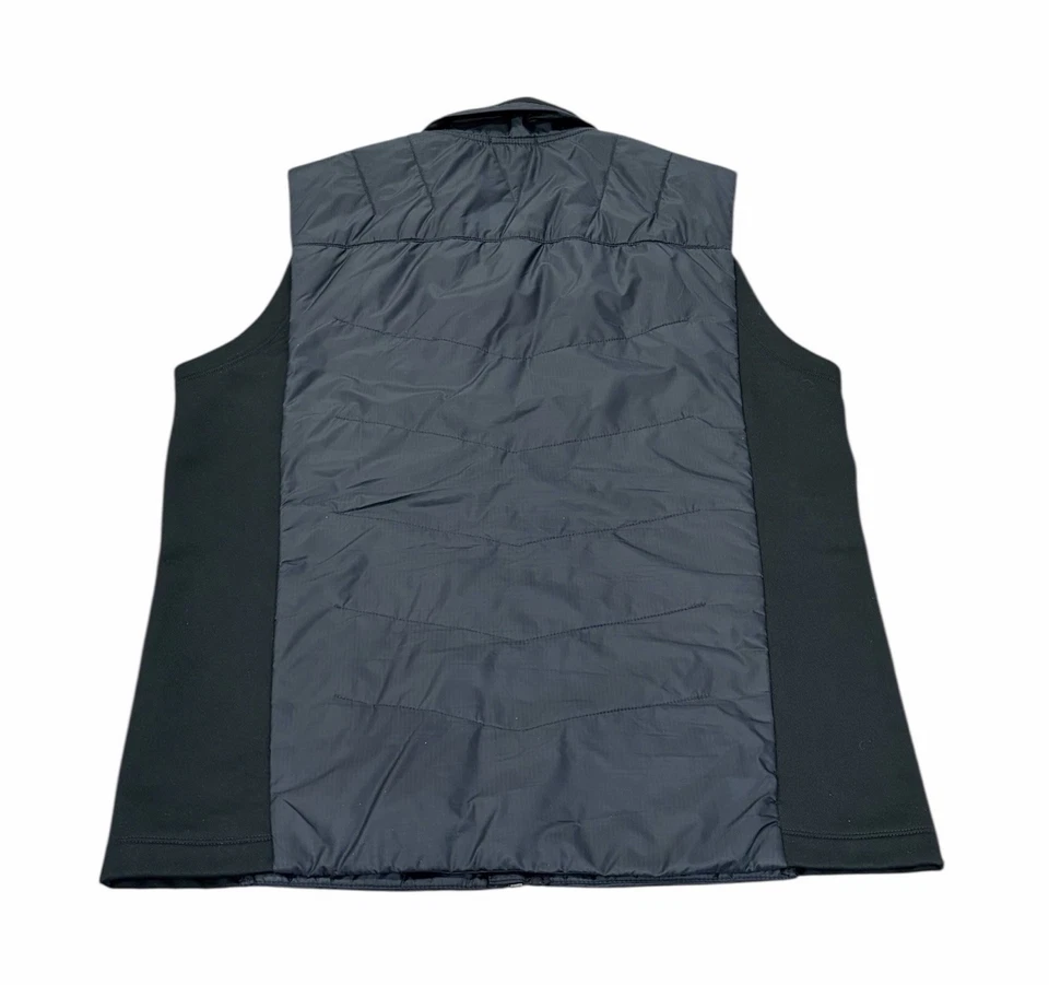 Chaleco Smartwool para Hombres Smartloft 60 Aislado Cremallera Completa Mezcla de Lana Negro Grande Foto 3 de 4