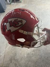 Xavier Worthy signed Chiefs full-size helmet. Fanatics Authentic.