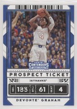 2020 Panini Contenders Draft Picks Variation Prospect Ticket Devonte' Graham gp1