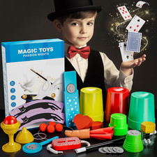 Magic Kit for Kids - 74 Magic Tricks Performance with Manual and Videos, Magic G